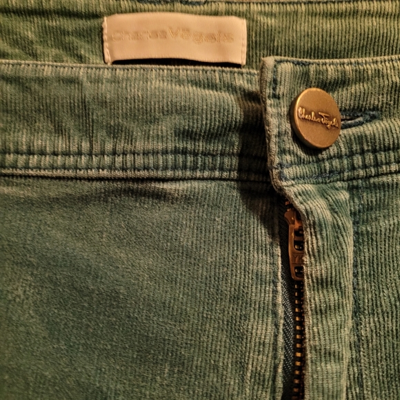 Charles Vogele Green Y2k Corduroy Pants - Picture 4 of 5